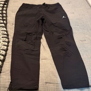 size M Jordan Men's Black Cargo Pants